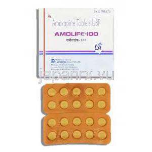 アモライフ Amolife, アモキサン ジェネリック. アモキサピン 100mg (LA Pharma)