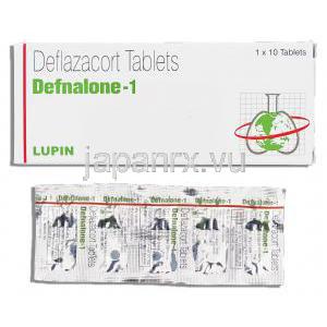 デフナロン Defnalone , カルコート ジェネリック, デフラザコート 1mg 錠 (Lupin)