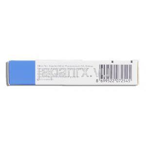 ラミクタール Lamictal, ラモトリギン 100mg 錠 (GSK) 箱側面