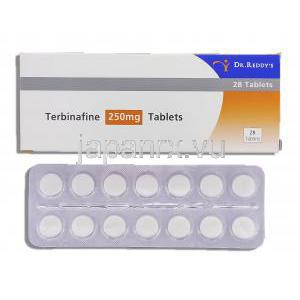 テルビナフィン Terbinafine  250mg 錠 (Dr.Reddy's)