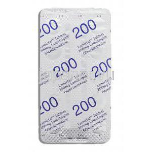 ラミクタール Lamictal, ラモトリギン 100mg 錠 (GSK) 包装裏面