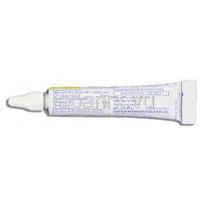 オキュポル-D 5gm 眼軟膏 (Centaur) チューブ裏面