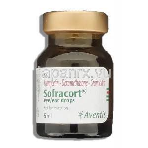 ソフラコート, Sofracort 点眼・点耳薬 （アベンティス社） ボトル