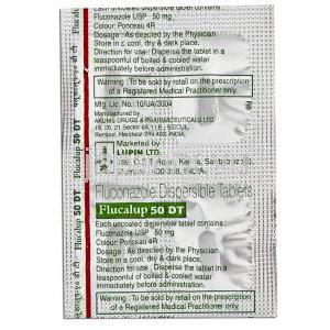 フルコナゾール（ジフルカン ジェネリック） ,　Flucalup, 50MG 錠  (Lupin) 包装