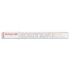 デフリジェット Defrijet, エクジェイド ジェネリック, デフェラシロクス 500mg （Sun Pharma） 成分