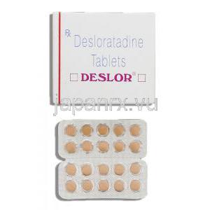 デスロー Deslor, クラリネックス ジェネリック, デスロラタジン 5mg 錠 （Sun Pharma）