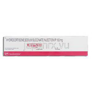 エフコーリン Efcorlin, ヒドロコルチゾンコハク酸エステルナトリウム 2.5mg 注射  （GSK） 箱