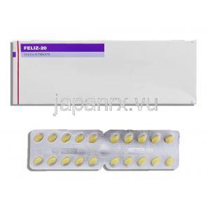 フェリズ Feliz, セレクサ ジェネリック , シタロプラム 20mg （Intas）