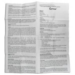 カプサイン Capsain, キャンシダス ジェネリック, カスポファンギン酢酸塩 70mg 注射 情報シー