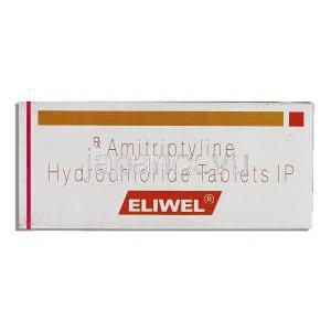 エリウェルEliwel、ジェネリックエラビル、アミトリプチリン25mg　箱
