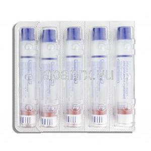 ノボミックス30 NovoMix 30, 100 IU/1ml, 3ml x 5, 充填済ペン型注射 包装