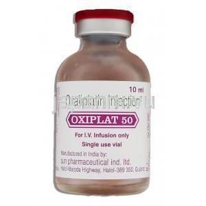 オキシプラチン Oxaliplatin, エルプラット ジェネリック, オキサリプラチン 50mg (Sun Pharma) バイアル瓶