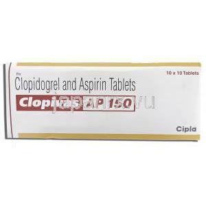 クロピドグレル / アスピリン配合, Ceruvin-AP, 75MG / 150MG カプセル (Ranbaxy)