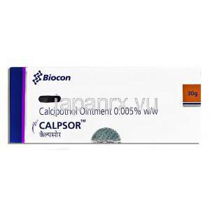 カルプソル Calpsor, ドボネックスジェネリック, カルシポトリオール 0.005% 軟膏 箱