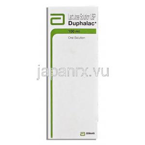 デュファラック Duphalac, ラクツロース  内服液3.35g/5ml x 100ml (Abbott) 箱