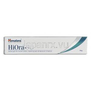 ヒマラヤ HiOra-SG 口内炎・歯肉ケアジェル 箱側面