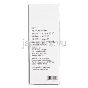 デュファラック Duphalac, ラクツロース  内服液3.35g/5ml x 100ml (Abbott) 製造者情報