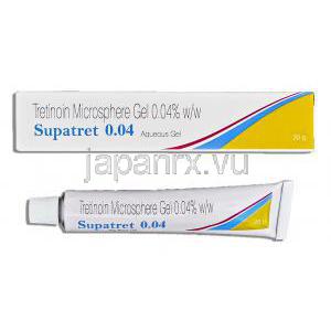 スパトレット Supatert , トレチノイン マイクロカプセル配合 0.04％ 20mg ジェル 情報シート1