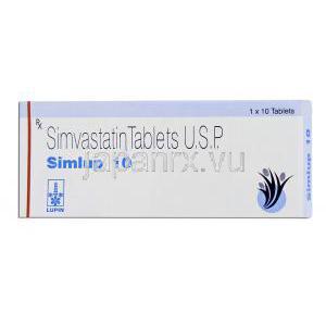 シンバスタチン, シンボチン Simvotin,  10 MG 錠 (Stancare Pharmaceuticals)