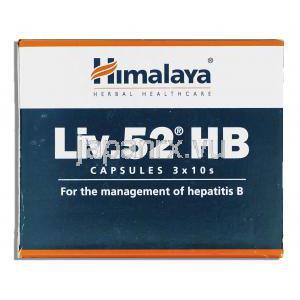 ヒマラヤ Himalaya Liv.52 HB　アーユルベーダ処方肝臓ケア/B型肝炎ケア 箱