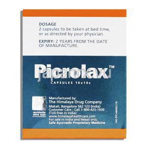 ヒマラヤ Himalaya ピクロラックス Picrolax　アーユルベーダ処方便秘薬 製造者情報