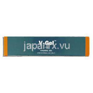 ヒマラヤ Himalaya V-Gel ジェルアーユルベーダ処方女性器（膣・子宮頚部）ケア 箱側面