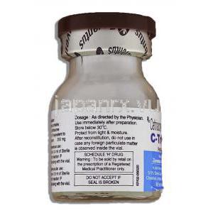 シートリ C-Tri, ロセフィン ジェネリック, セフトリアキソンナトリウム 250mg 注射バイアル 側