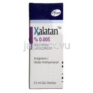キサラタン Xalatan, ラタノプロスト, 0.005 % x 2.5ml 点眼薬 製造者情報