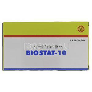 バイオスタット-10, リピトール ジェネリック, アトルバスタチン, 10mg, 錠 箱