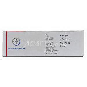 グルコバイ25 Glucobay 25, アカルボース , 25mg, 錠 箱裏面