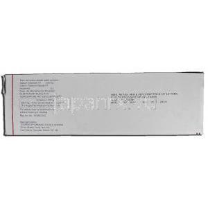 トルベート500 Torvate 500, デパケン ジェネリック, バルプロ酸, 500mg, 錠 箱裏面