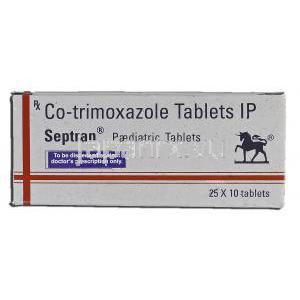 セプトラン Septran, トリメトプリム, 20 mg, スルファメトキサゾール, 100 mg, 小児用, コトリモキサゾー