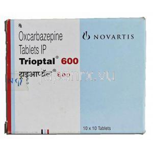 トリオプタル600 Trioptal 600, トリレプタル ジェネリック, オクスカルバゼビン, 600mg, 錠