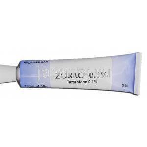 ゾラック Zorac, タザロテン, 30g, ジェル チューブ