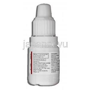 アキュラー LS Acular LS 5ml, ケトロラクトロメタミン  0.4%, 点眼薬 ボトル記載製造者情報