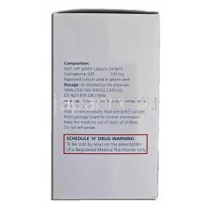 シクロフィルミー Cyclophil Me - 100, サンディミュン ジェネリック, シクロスポリン, 100mg, カプセル 箱