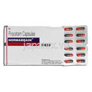 ノーマブレイン Normabrain, ミオカーム ジェネリック, ピラセタム 400mg, カプセル