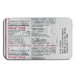 ジクロフェナク/ アセトアミノフェン 50MG/ 500MG錠 (Saint Michael)