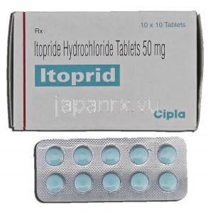 イトプリド Itoprid, ガナトン ジェネリック, イトプリド, 50mg, 錠