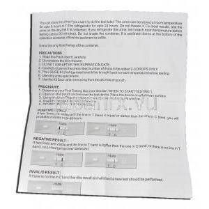 アイシュアオバリュエーション i-sure, Ovulation Strip, 排卵検査薬キット 情報シート3