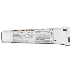 メラライトXL Melalite XL, ヒドロキノン 2%, トレチノイン 0.025%, モメタゾンフロ酸エステル 0.1%, 配合クリ