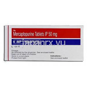6MP, ロイケリン ジェネリック, メルカプトプリン, 50mg, 錠 箱