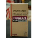 ブデソニド / フマル酸ホルモテロール配合（シンビコート ジェネリック）, Foracort, 120回分 400mcg 