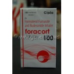 ブデソニド / フマル酸ホルモテロール配合（シンビコート ジェネリック）, Foracort, 120回分 100mcg 