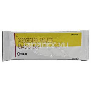 セラゼット Cerazette, デソゲストレル, 0.075mg, 錠 包装