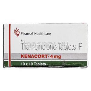 ケナコート Kenacort, ナサコート, レダコート ジェネリック, 4mg, 箱