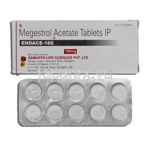 エンドエース Endace, 酢酸メゲストロール 160mg 錠