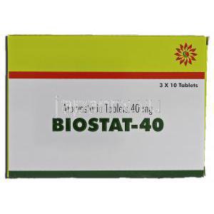 バイオスタット40 Biostat-40, アトルバスタチン, 40mg, 錠 箱