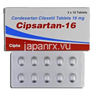 シプラスタン Cipsartan, カンデサルタン 16mg, 錠 