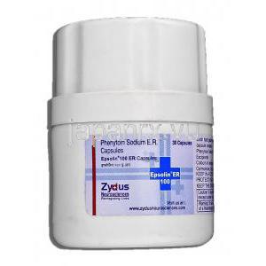 エプソリンER Epsolin ER 100, フェニトイン ER, カプセル ボトル